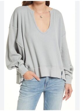 Free People We the Free Buttercup Oversized Thermal